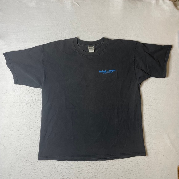 Gildan Van Gogh Gauguin Art Museum T Shirt Mens XL Black The Studio of the South - Picture 3 of 12